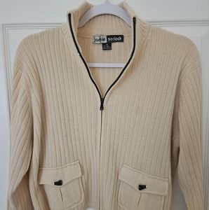 Women's Jamie Sadock Zip Front Sweater. M.
